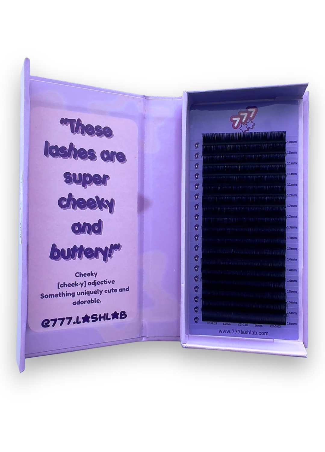 18 Rows Cheeky Cashmere Lashes - J,B Curl
