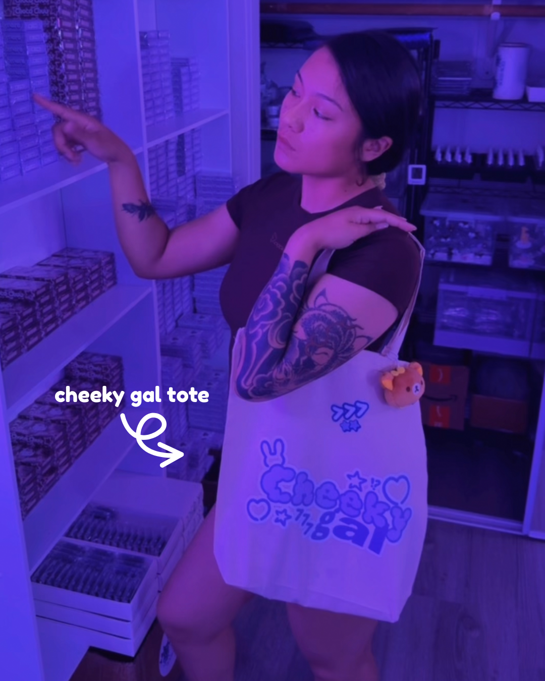 "Cheeky Gal" Lash Tech Tote