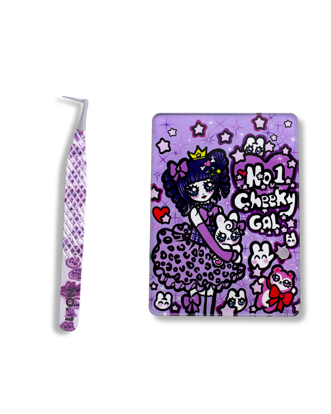 No. 1 Tweezers - 777 Lil Pals + Lash Tiles