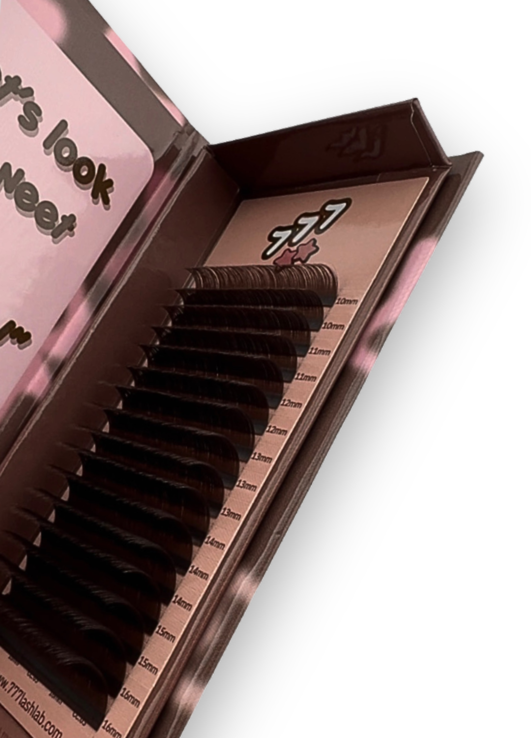 Choco Chuu Brown Lashes - J, B Curl